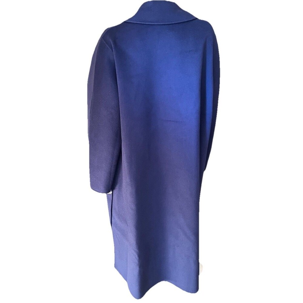 Marina Rinaldi Wool Double Breasted Long Overcoat NWT $1925 Size 18 - Picture 5 of 13